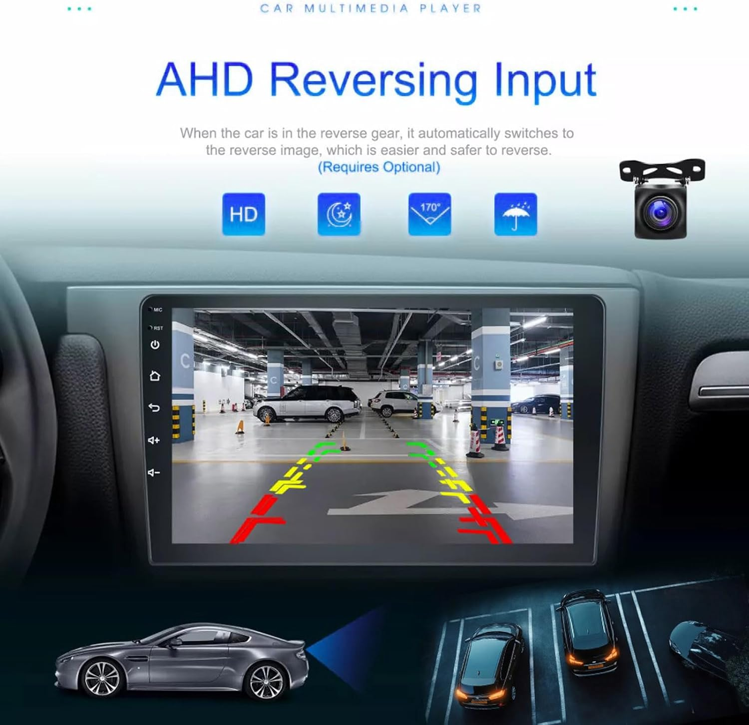 9'' Head Units Touchscreen GPS Carplay Suitable for Mitsubishi Outlander 2005-2011 image number 3
