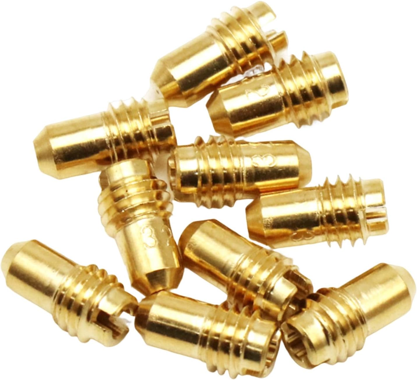 10Pcs Jets Slow Jet Slow Nozzle High Strength Motorbike Accessories for Phbg Stable Performance Easy to Install Attachment image number 5