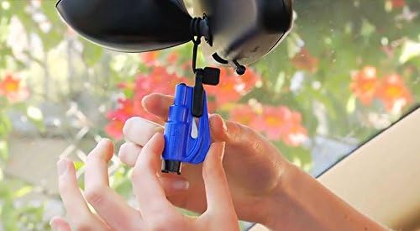 Resqme, Inc. Accessory Pack for Resqme Car Escape Tool with Visor Clip, Lanyard and Cable Tie image number 5