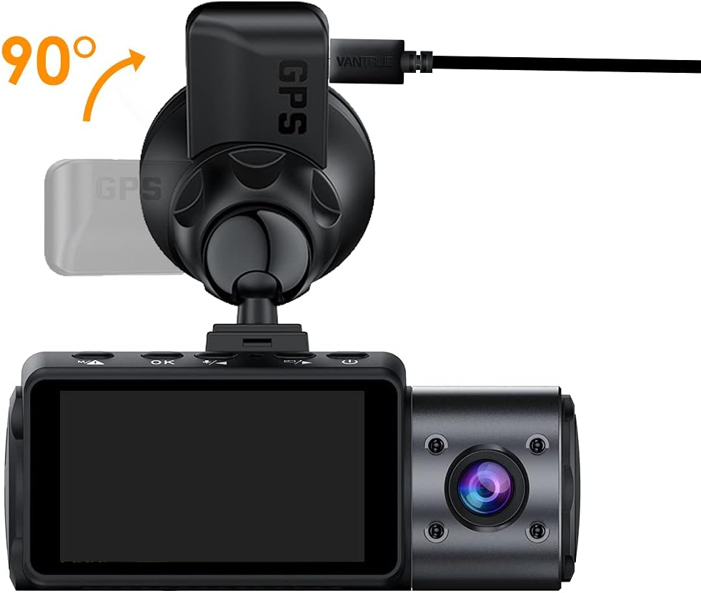 Vantrue N4 /N2S/X4S Dash Cam GPS Receiver Module Type C USB Port Car Suction Cup Mount for Windows image number 1