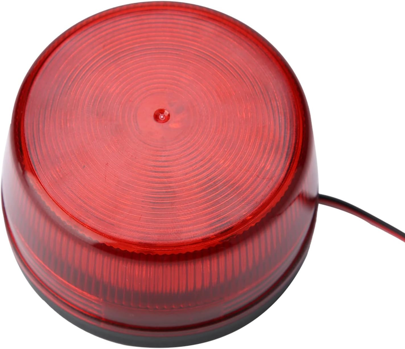 Red LED Flashing Lamp, Security Alarm 12V Strobe Signal Warning Lights Continuously and Flashing Fast. Better Effect for Various Road Cones, Columns image number 6