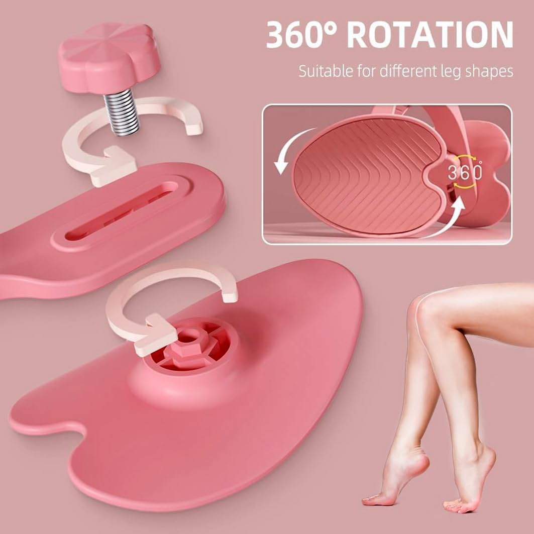 Betterlifewj Butt Trainer. with Counter. Thigh Trainer. Pelvic Floor Muscle Trainer with Figure-8 Resistance Band for Buttocks and Legs, Body Shaping Exercise. (Pink)