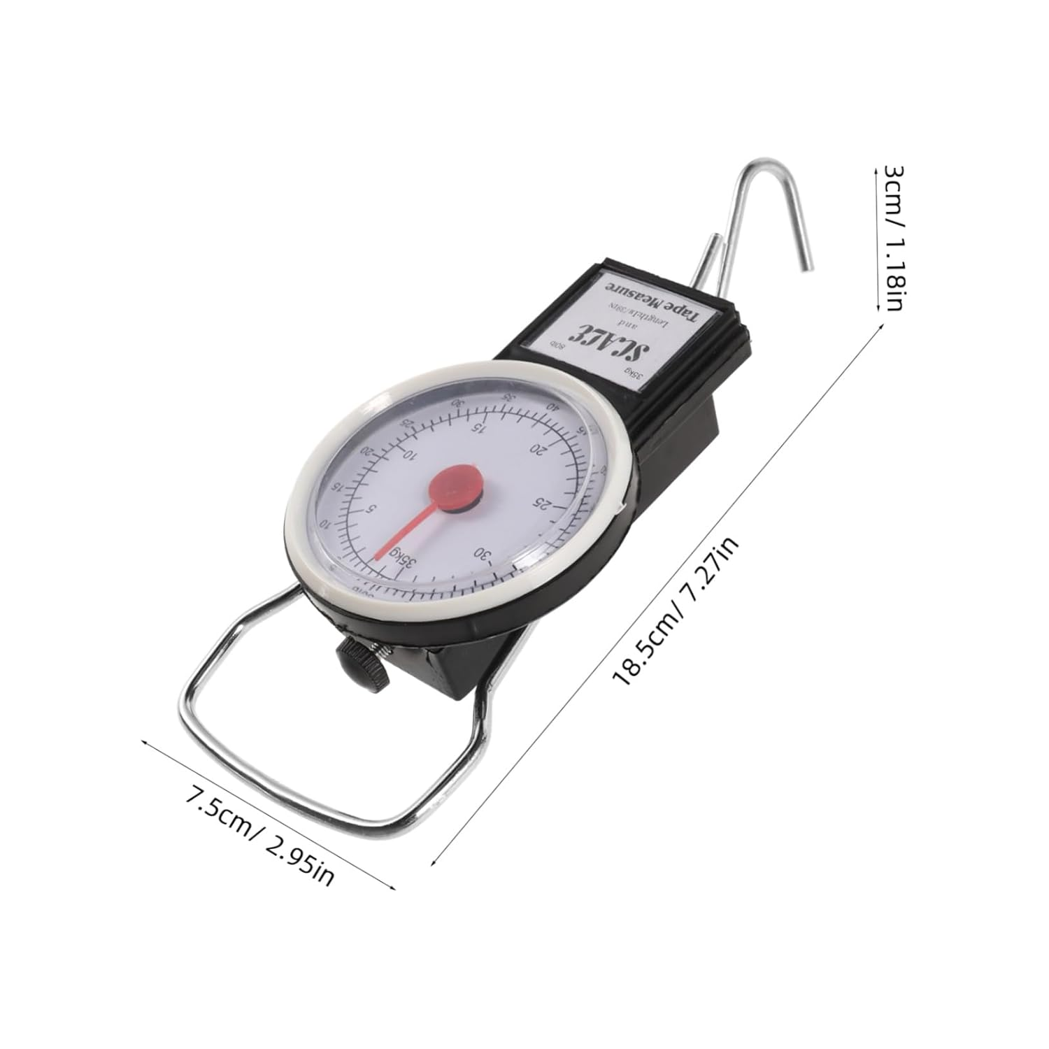 Cabilock Luggage Scale Travel Manual Spring Scale Portable for Suitcase Weight Check at Home image number 4