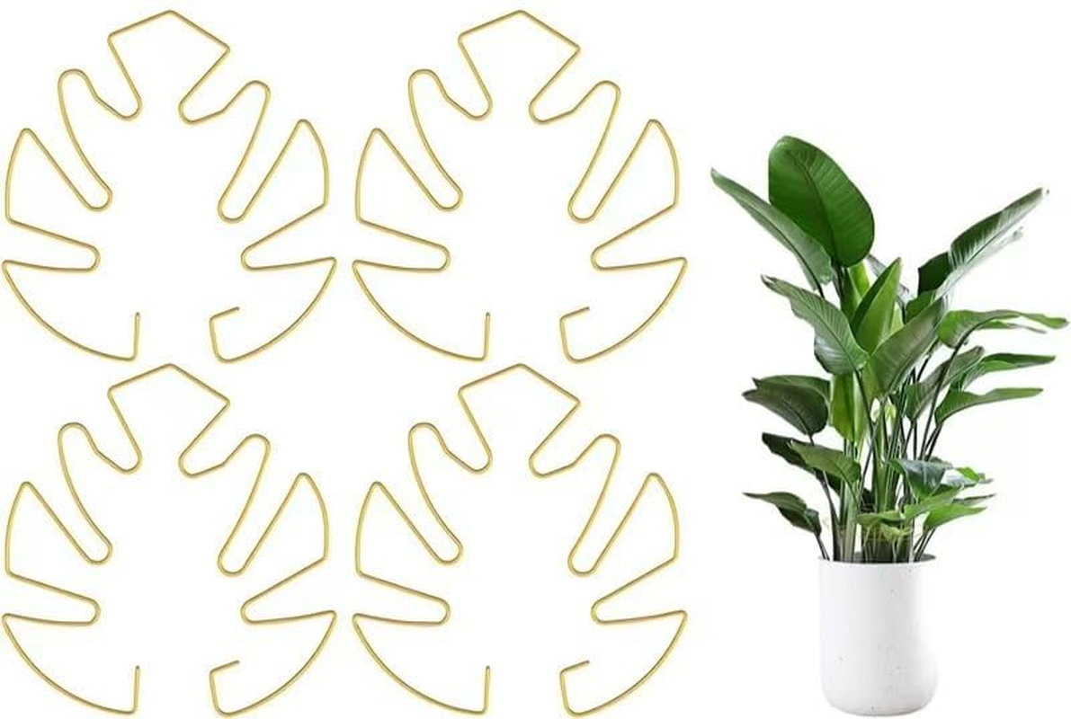 Metal Monstera Plant Support Stabilizer, 4Pcs Indoor Outdoor Plant Holder, Metal Monstera Stabilizer Grapple Holder, Monstera Stabilizer Grapple Holder, Metal Monstera Plant Support image number 1