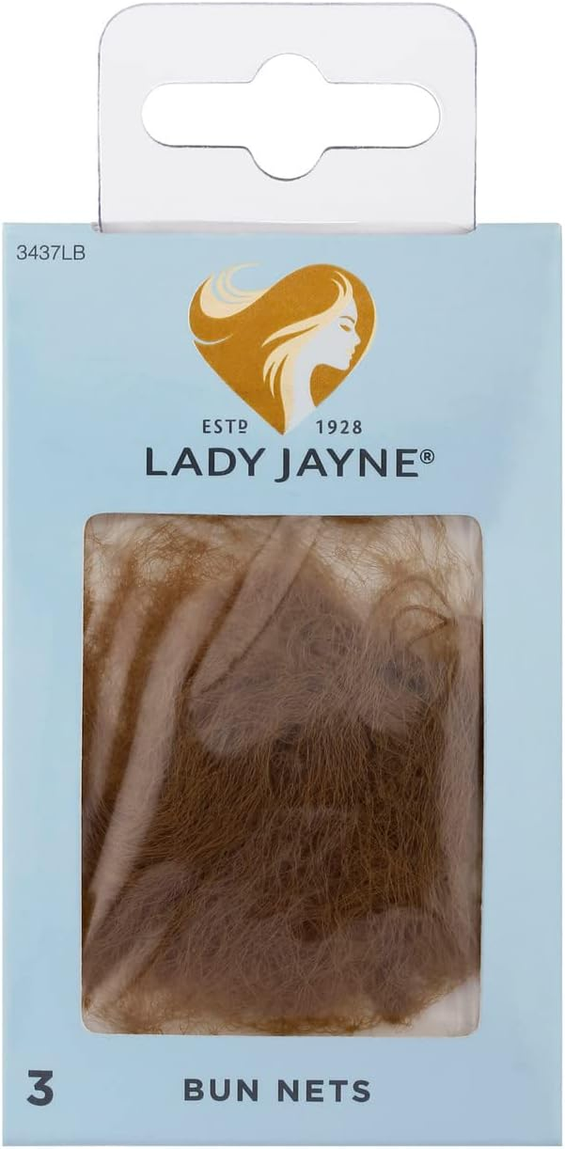 Lady Jayne Bun Nets Pack 3 Light Brown image number 1