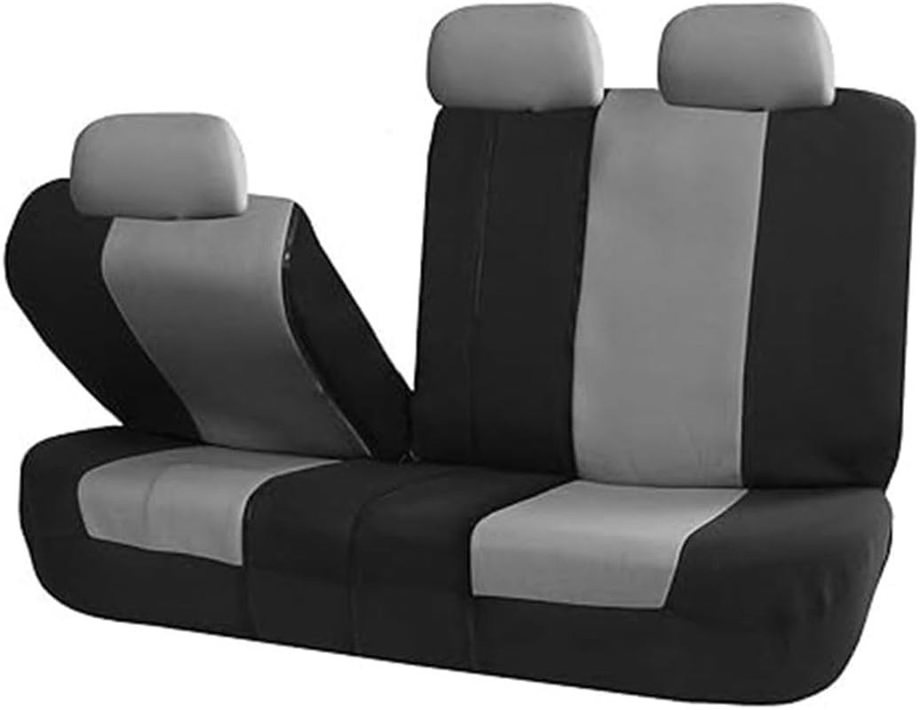 HPAMR Car Seat Covers Full Set 9 PCS Full Set Universal Car Seat Covers Four Seasons Universal 5-Seater Car Front and Rear Split Bench Cars Easy to Install Cover, for Car Truck Van SUV image number 3