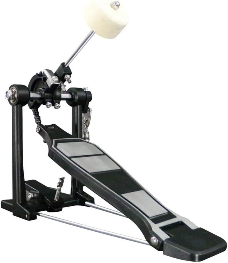Bass Drum Pedal Hammer,Kick Drum Pedal with Hammer,Single Bass Drum Pedal Come with Classic Felt Beater Stick & Drum Key for Drum Set Instrument,Drum Kit Pedals Heavy Duty Single Bass Drum Pedal image number 6