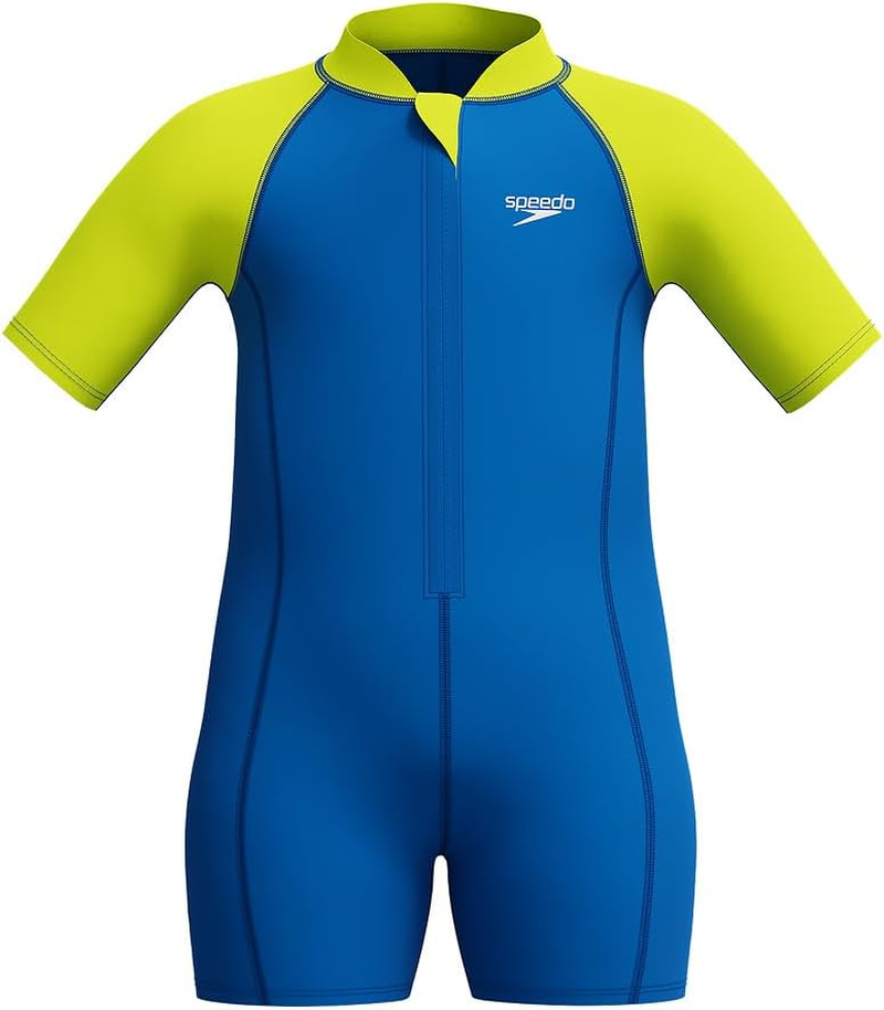 Speedo Boy'S Essential Neoprene Swimsuit, Turkish Sea, 2