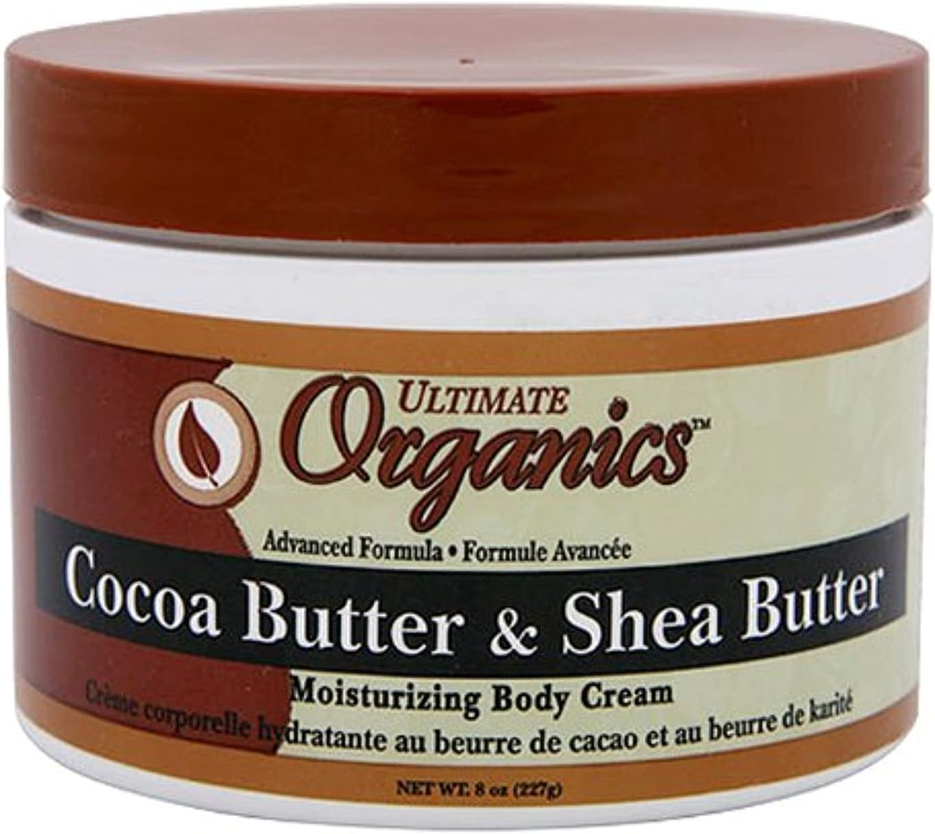 Ultimate Organic Cocoa Butter & Shea 8 Oz. Jar