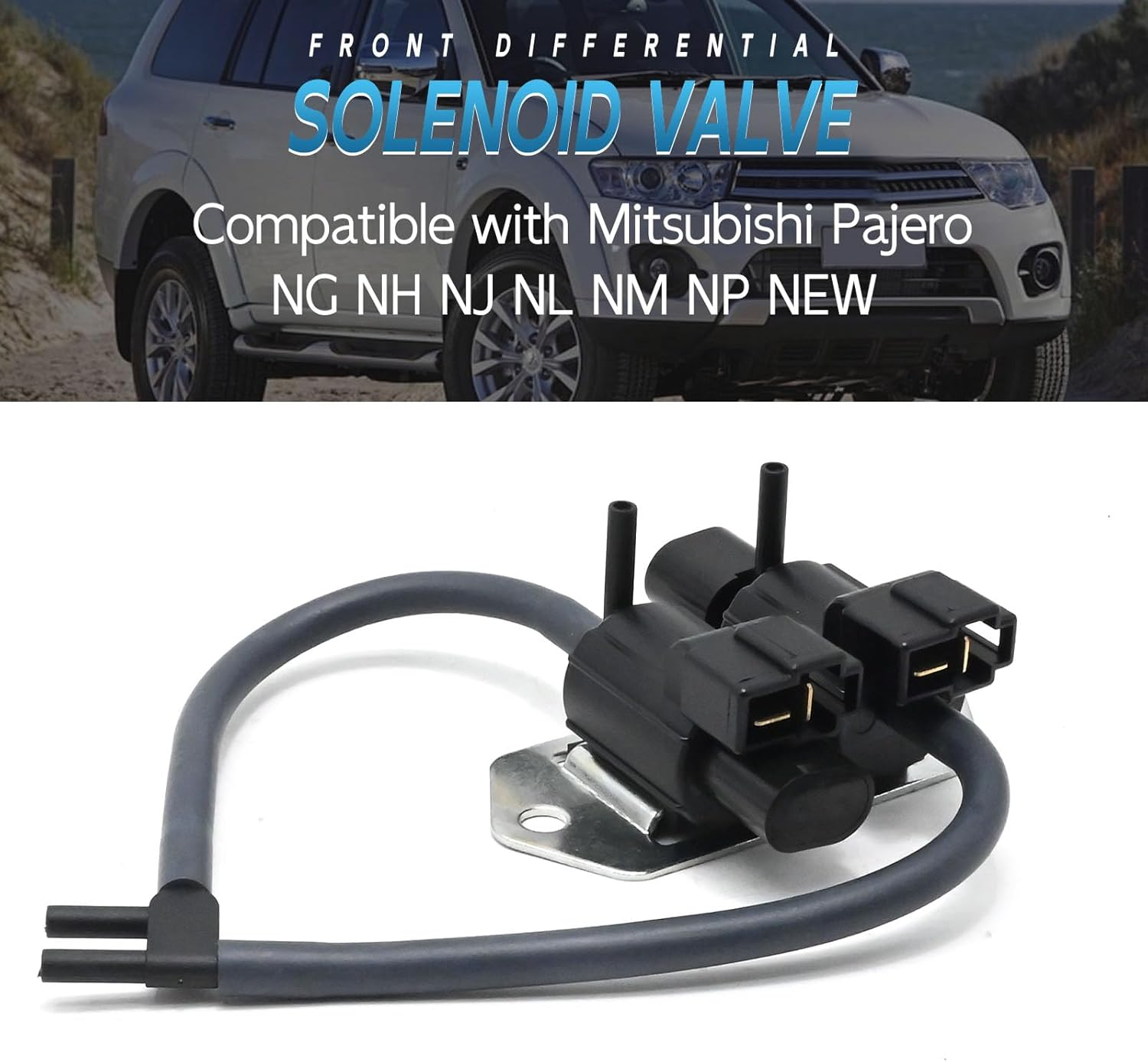 SYOWADA- K5T47776 Solenoid Spool Valve, Replacement for Pajero NM NP 1990-1993 NG NH NJ NL 1991-1999 Replacement for Mitsubishi Triton 1996-2006, Replaces K5T81794 MR263723