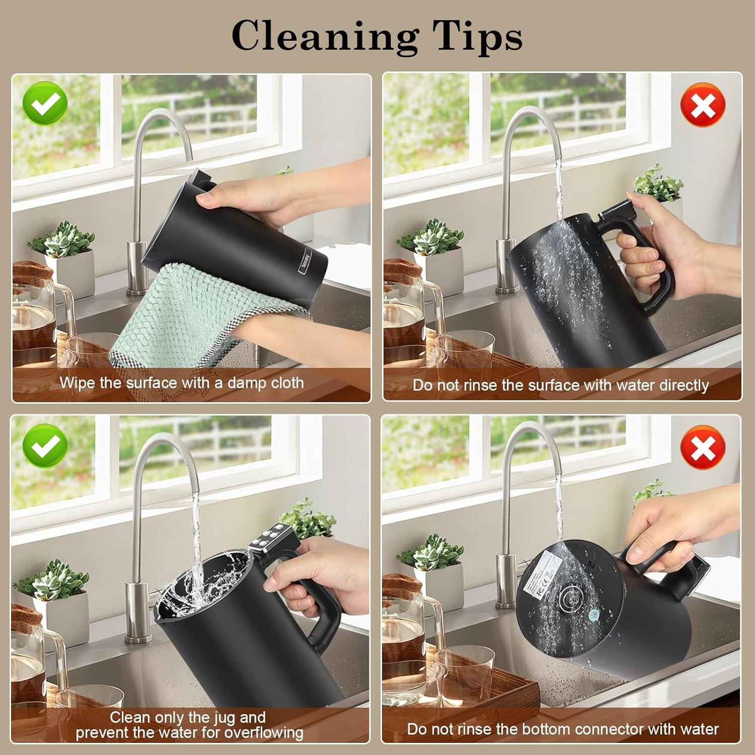 Milk Frother, Automatic Milk Foam Maker, Electric Milk Steamer, 4 Use Modes, Milk Warmer and Heater, Non-Stick Interior, Lower Noise, High-Quality Double Wall, Easy to Clean, Auto-Shut Off image number 5