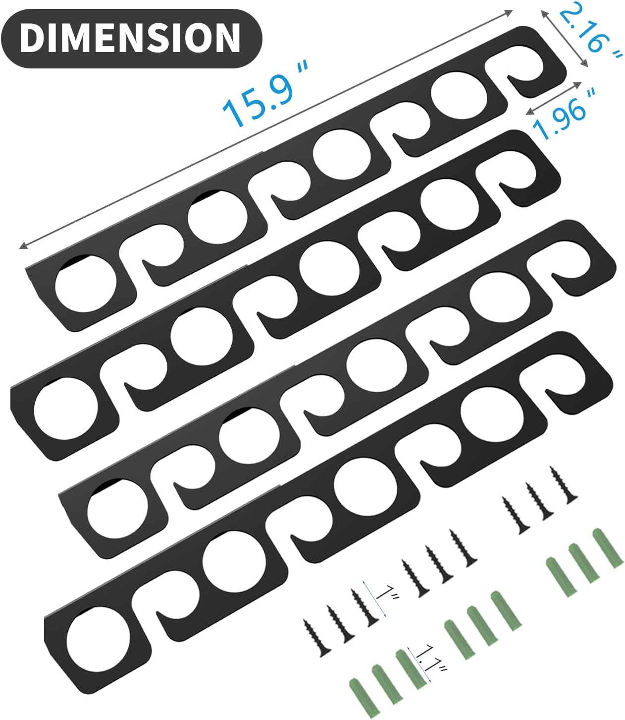 Fishing Rod/Pole Rack Holder Storage Organzier Display Hooks Hanger Wall or Ceiling Mounted Metal Holds up to 16 Rods Racks Vertically Horizontally for Garage Cabin and Basement Porch Ease of Use image number 5