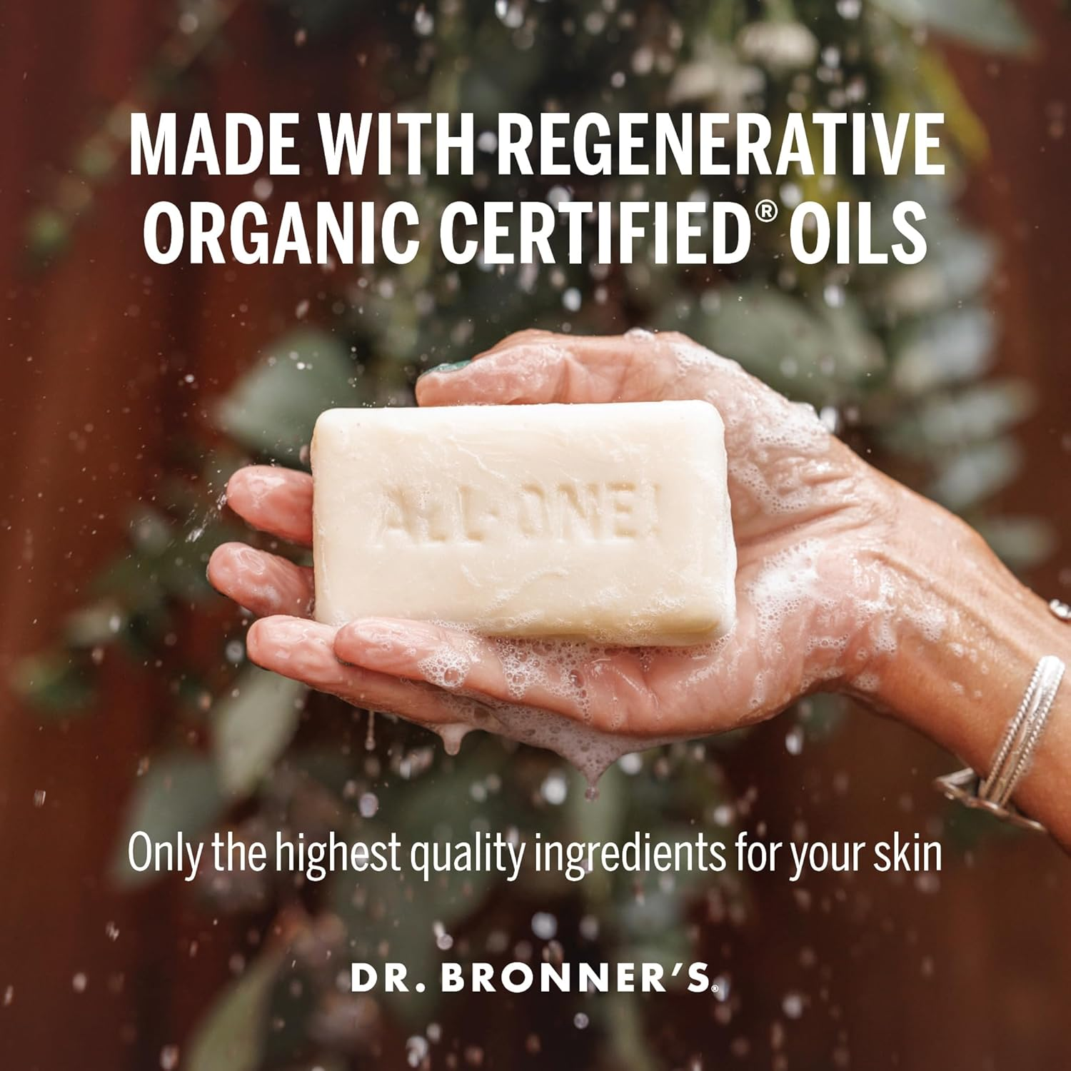 Dr. Bronner&rsquo;S - Castile Bar Soap 4 Pack - Organic Oils - Gentle Skin Care - Baby Unscented - (4X140G) Bars image number 6