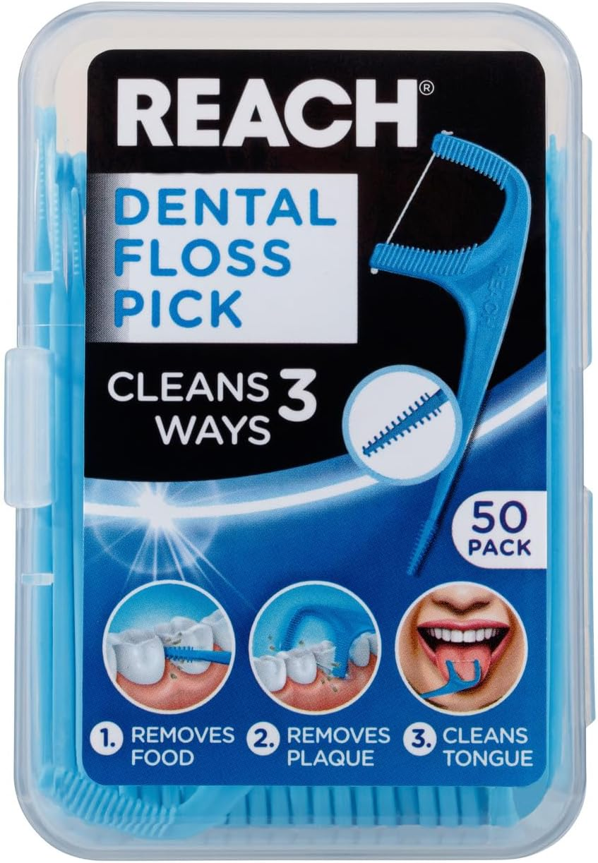 Reach Dental Floss Pick, Pack of 50 image number 2