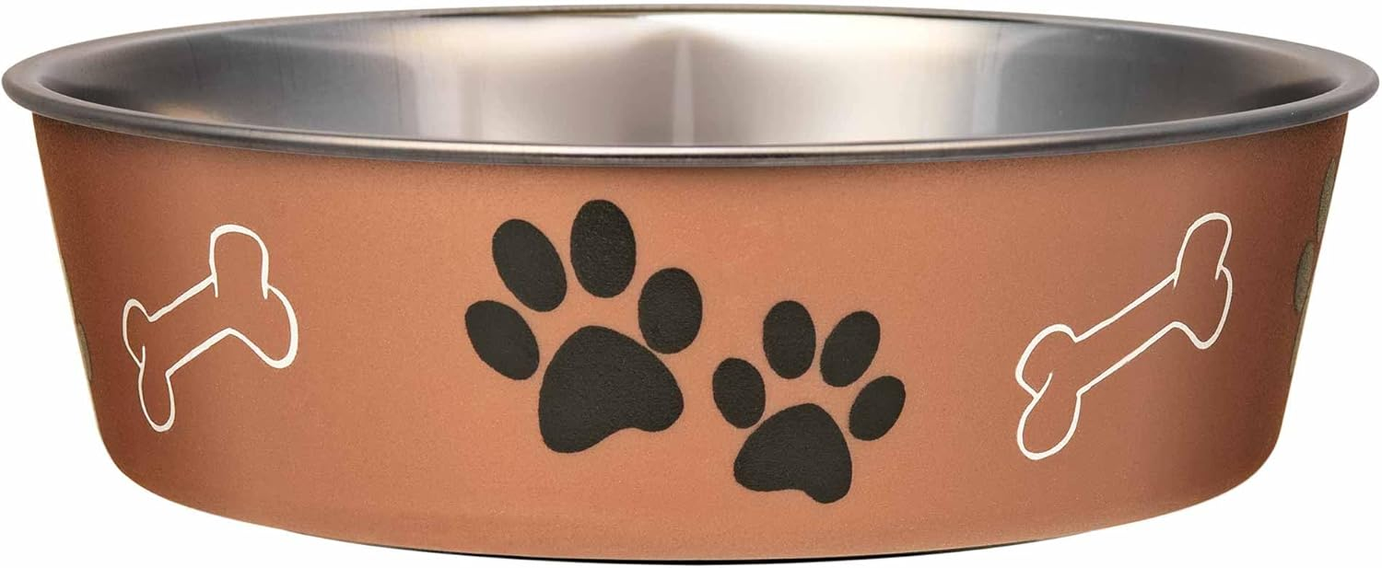 Loving Pets Bella Bowl Metallic Bella Bowls-Copper-Dog Bowl, Copper, X-Large