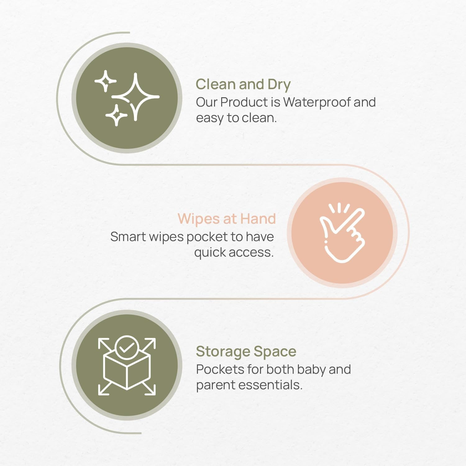 Portable Nappy Changing Mat - Change Pad for Newborn Girl & Boy &ndash; 90Cm X 32Cm (Unfolded) W/Pocket &ndash; Waterproof Travel Changing Kit and Clutch - Baby Gift by Zoe Sage