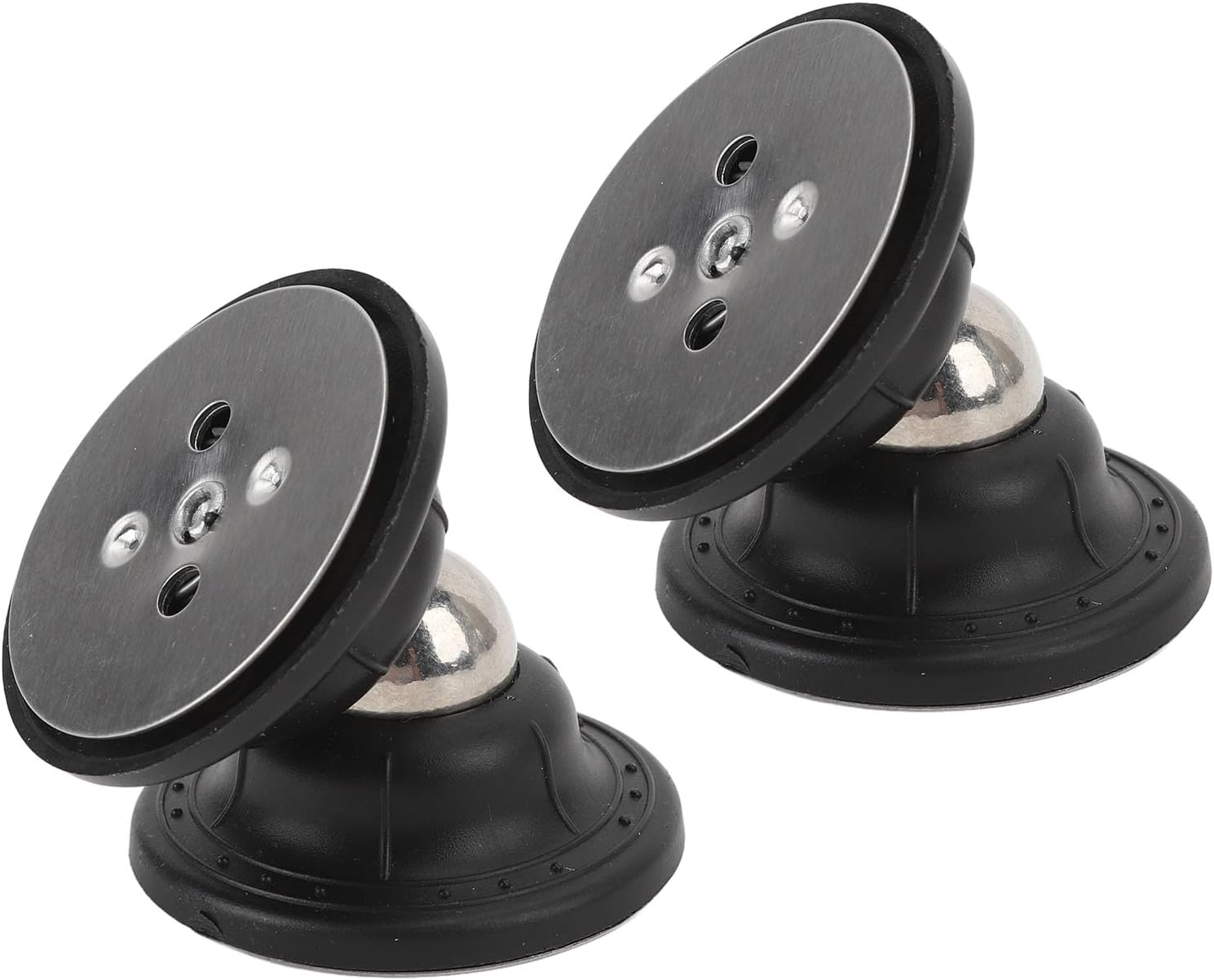 Pair of RV Magnetic Door Catch, RV Door Holder Latch RV Door Catch Latch Heavy Duty Baggage Door Catch for Motorhome, Travel Trailer, with Strong Magnetic Suction (Grey)