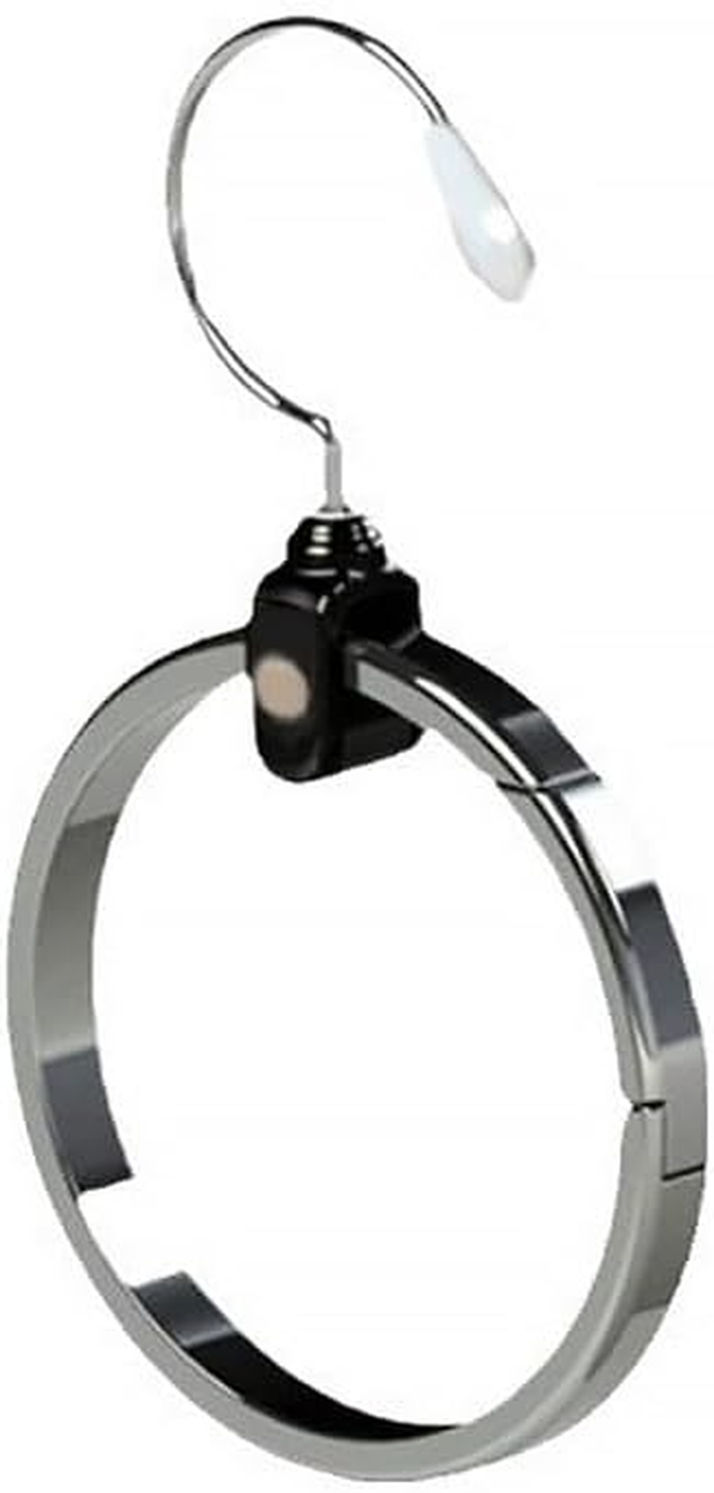 Multipurpose Closet Hanger Organizer Great Space Saver Cut Clutter in the Closet Perfect for Belts, Baseball Hats, Ties, Scarves, Purses and Much More Versatile Hanger (Silvery, One Size) image number 1