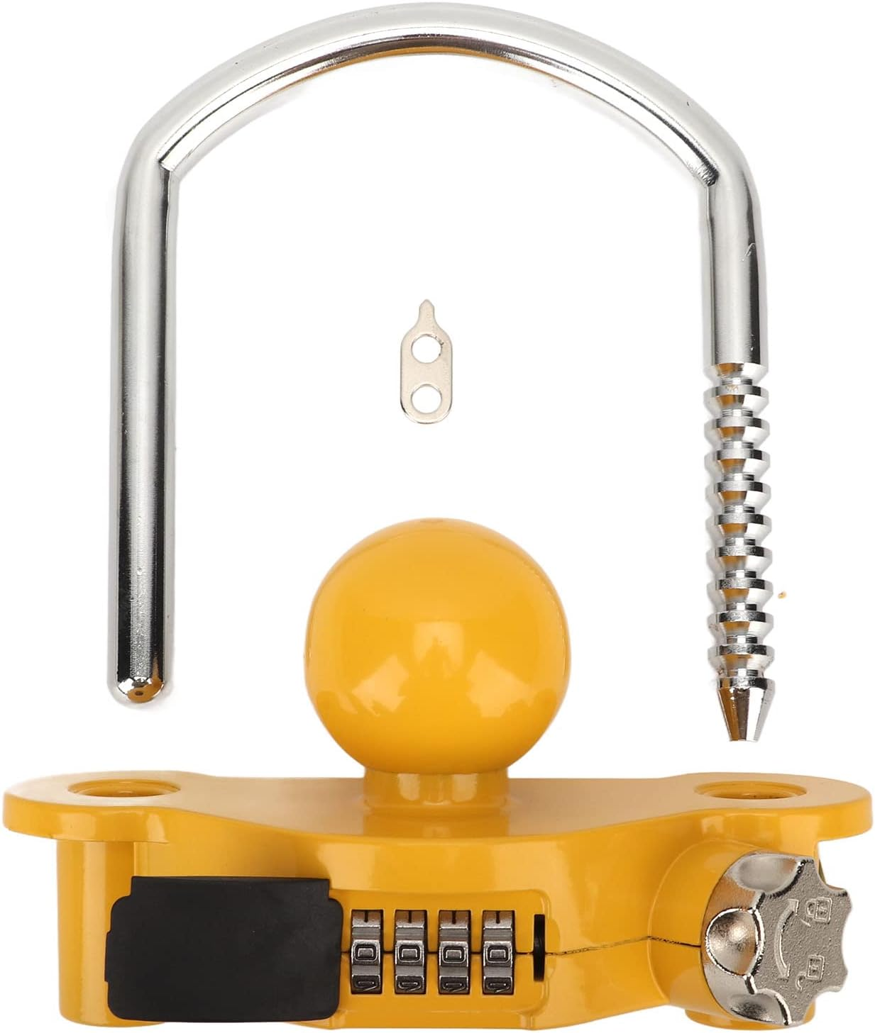Trailer Coupler Lock U Shaped Combination Lock for Security Universal Design with 11 Locking Positions for Better Durability image number 4