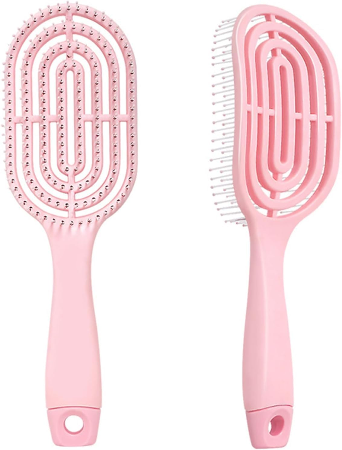 Limcryspp Anti-Tangling, Painless Smoothing, Suitable for Straight, Curly Hair and Wet ， Gentle Scalp Massage, Suitable for Both Men and Women (Yellow)