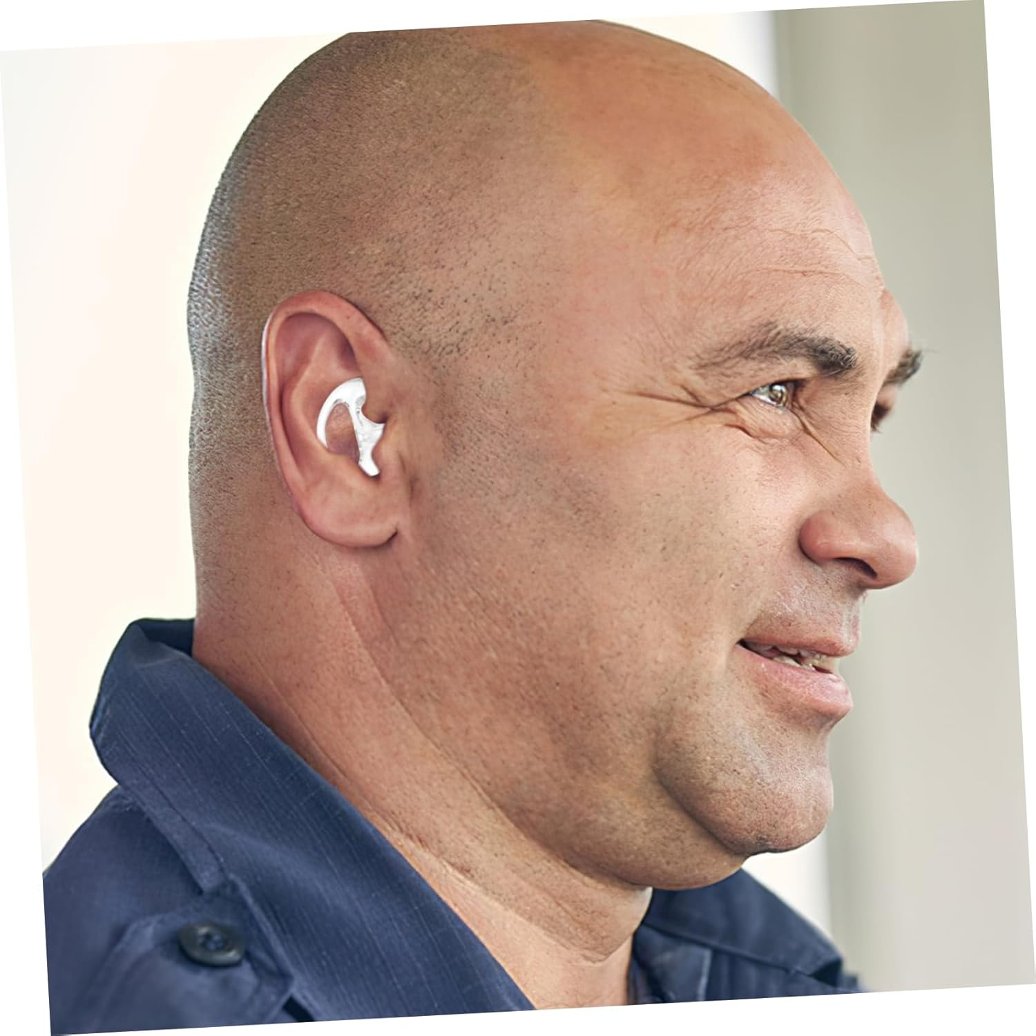 PERSELOSO Interphone Ear Plugs Silicone Earpiece Inserts 5 Pairs Replacement Ear Molds Small Silicone Earbuds for Communication White Accessories for Audio Use image number 6