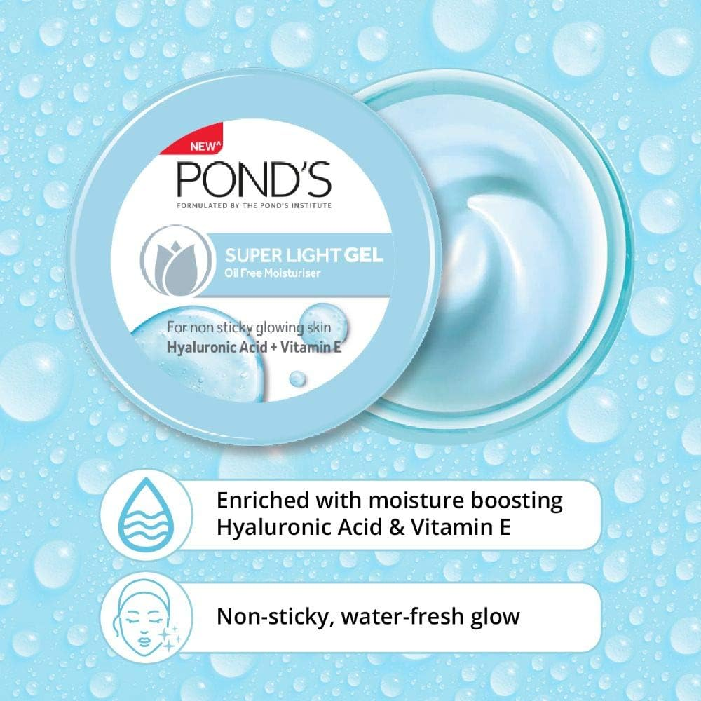 POND'S Super Light Gel Oil Free Moisturiser, 25 G image number 3