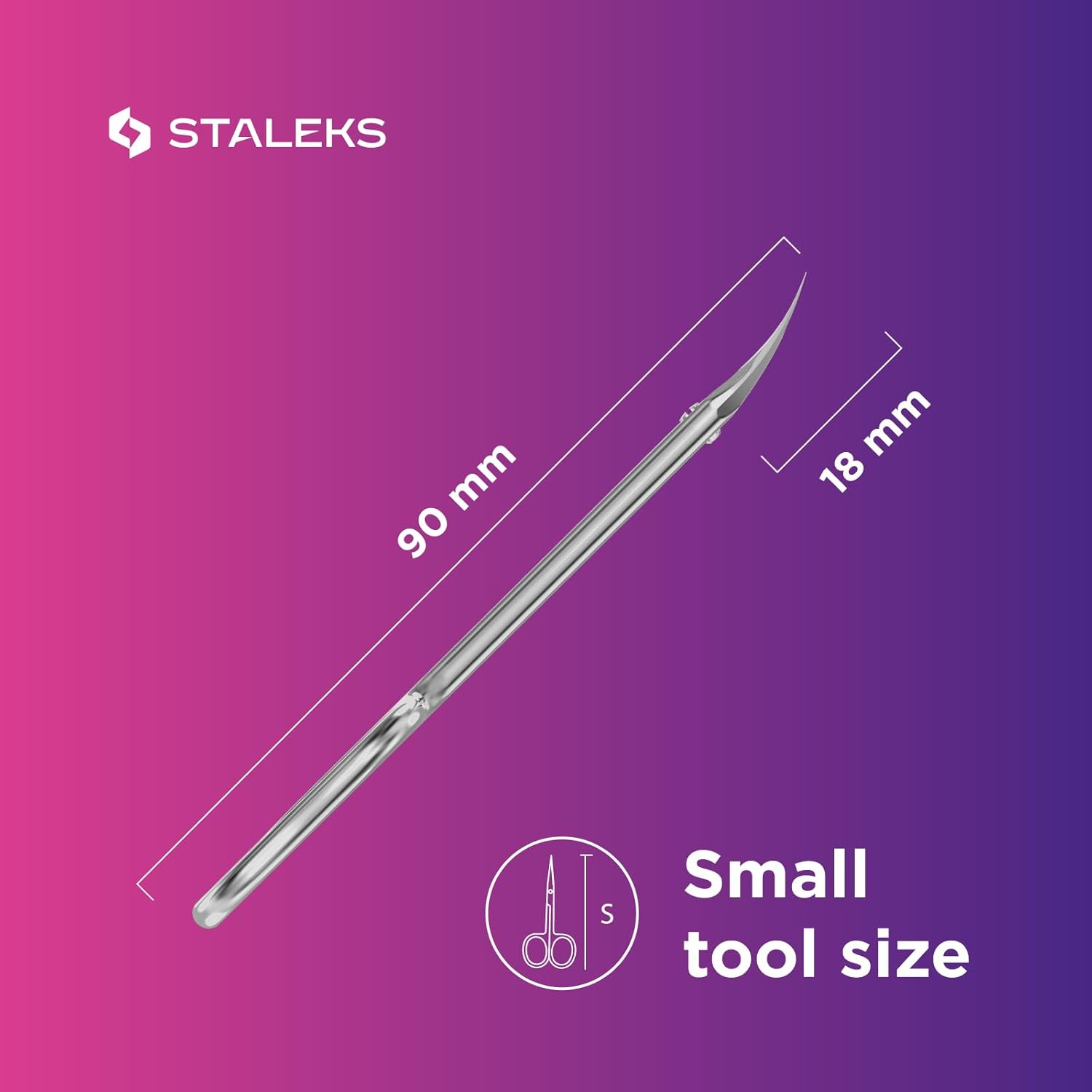 STALEKS Pro Cuticle Scissors EXPERT SE-50/1 image number 1