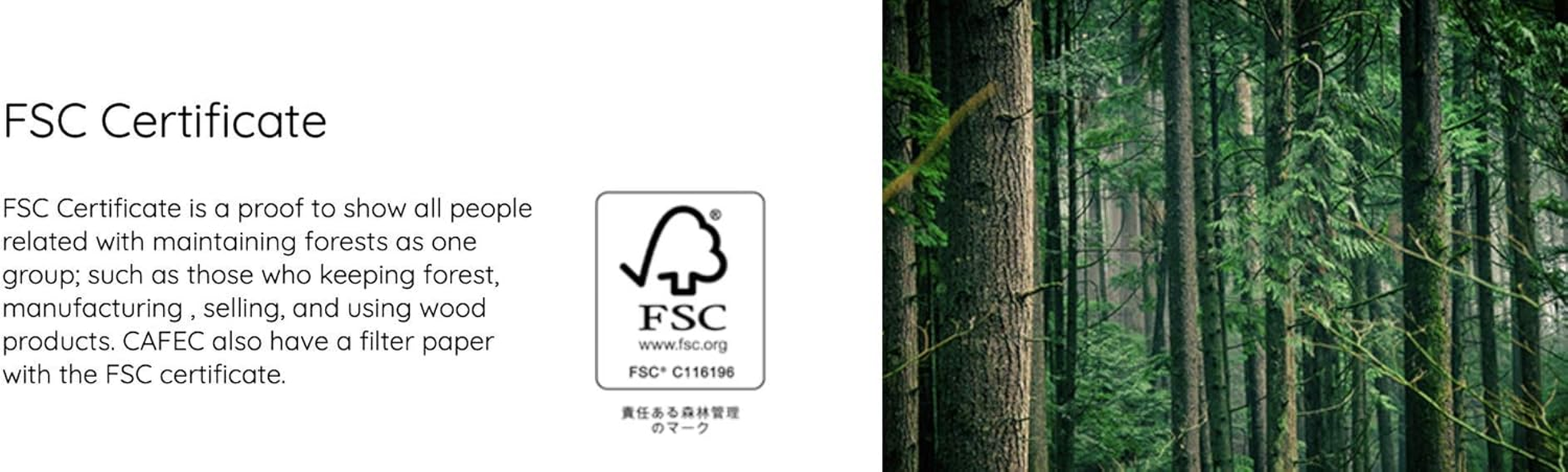 Cafec 1 Cup Dark Roast Coffee Paper Filter 100-Pieces image number 6