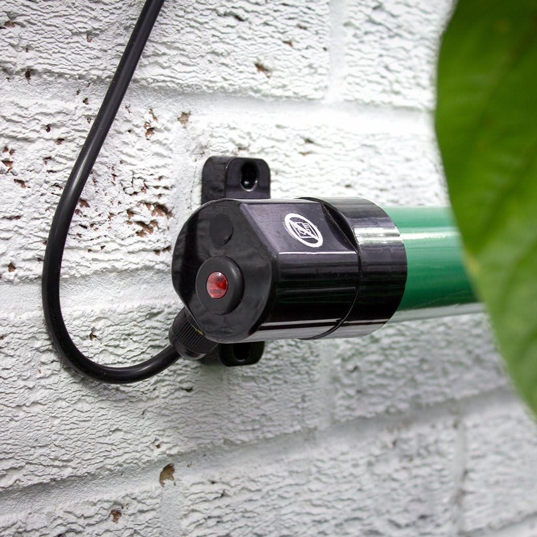 Lighthouse ECOH-080 ECOHEAT 80W Greenhouse Heater | Temperature Control | Eco-Friendly | Quiet Heater for Garden Workshop, Garage, Warehouse. 608Mm, Green