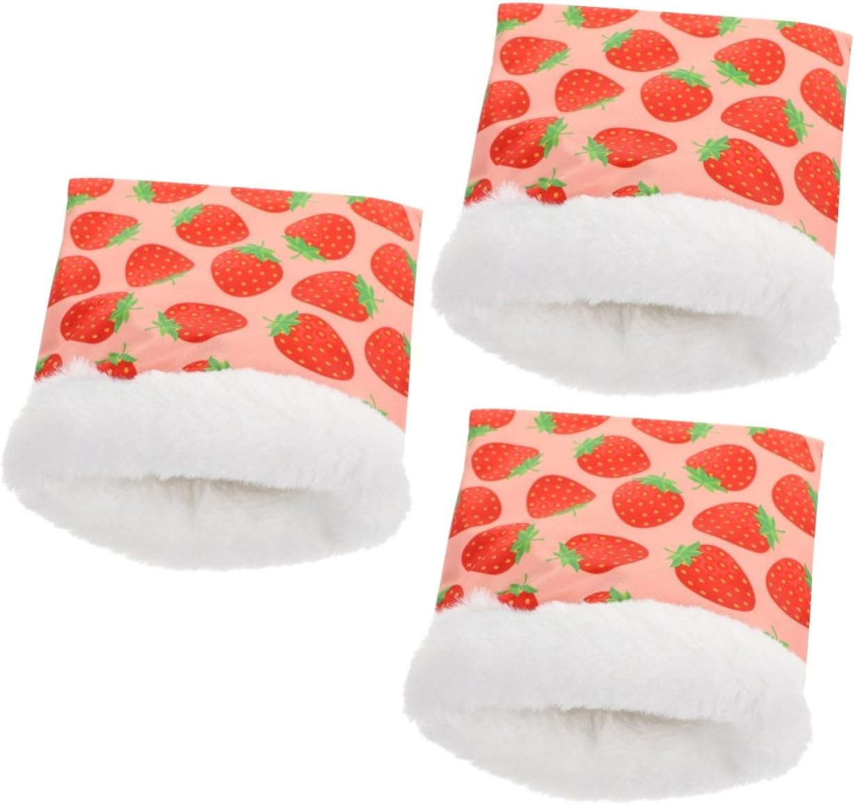 FRCOLOR 2Pcs Hamster Sleep Pouch Warm Bed Cotton Hideout for Guinea Pig Small Animals for Hamster Winter Pouch Sleeping Bed