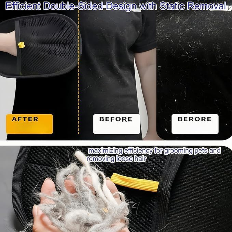 JIGCEN Pet Hair Remover for Washing Deshedding Cleaning Tools, Cat Grooming Dog Bath Brush Accessories, Versatile Grooming Gloves image number 5