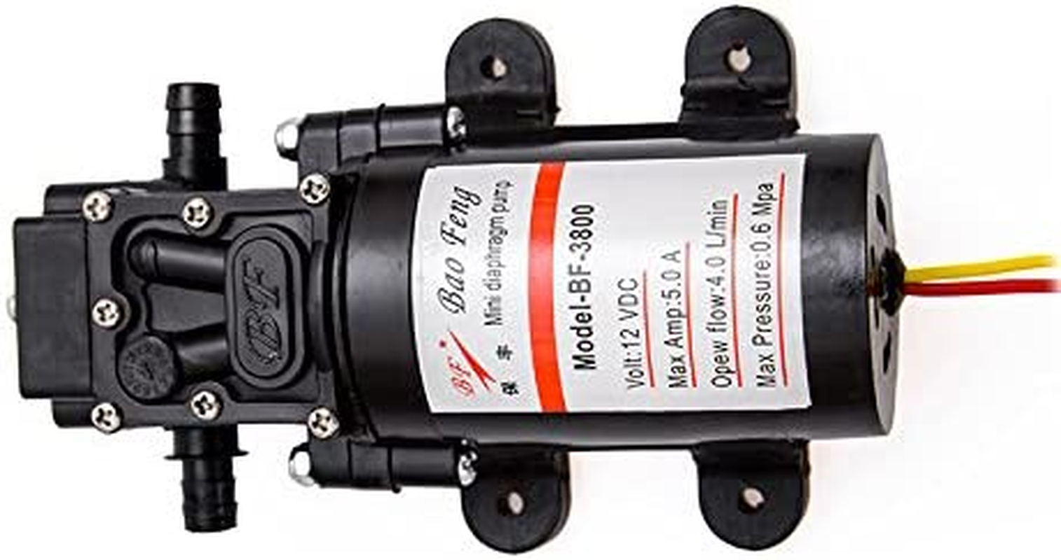 ZONADA 12V High Pressure Diaphragm Water Pump 100PSI Self Priming for RV Caravan Boat Marine Applications image number 1