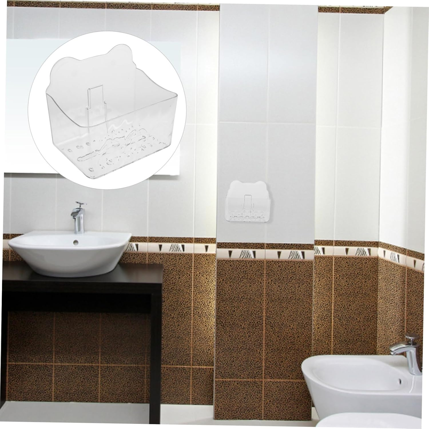 Space-Saving Wall Mount Tissue Box Kitchen Towel Holder Easy Install Wipes Storage