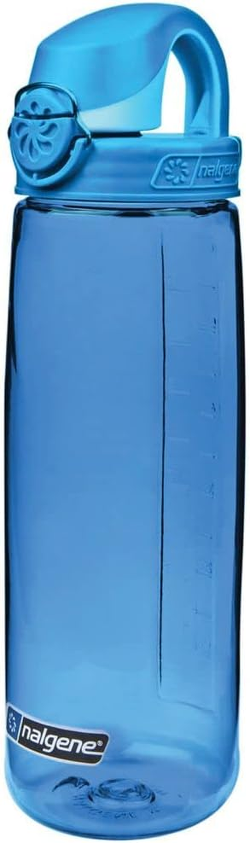 Nalgene Sustain Tritan Bpa-Free on the Fly Water Bottle Made with Material Derived from 50% Plastic Waste (Using ISCC Certified Mass Balance), 24 OZ, Clear with Sprout image number 1