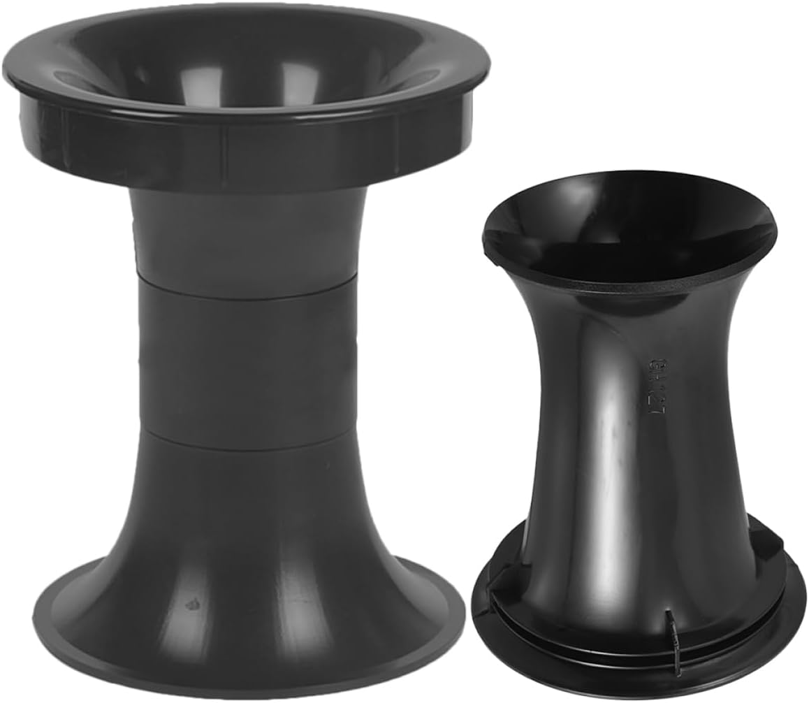 CONGARTENO 2Pcs Bass Woofer Port Tubes Reflex Port Tubes for Speaker Box Enhance Low Frequency Response Extend Speaker Lifespan Small Waist Design image number 3