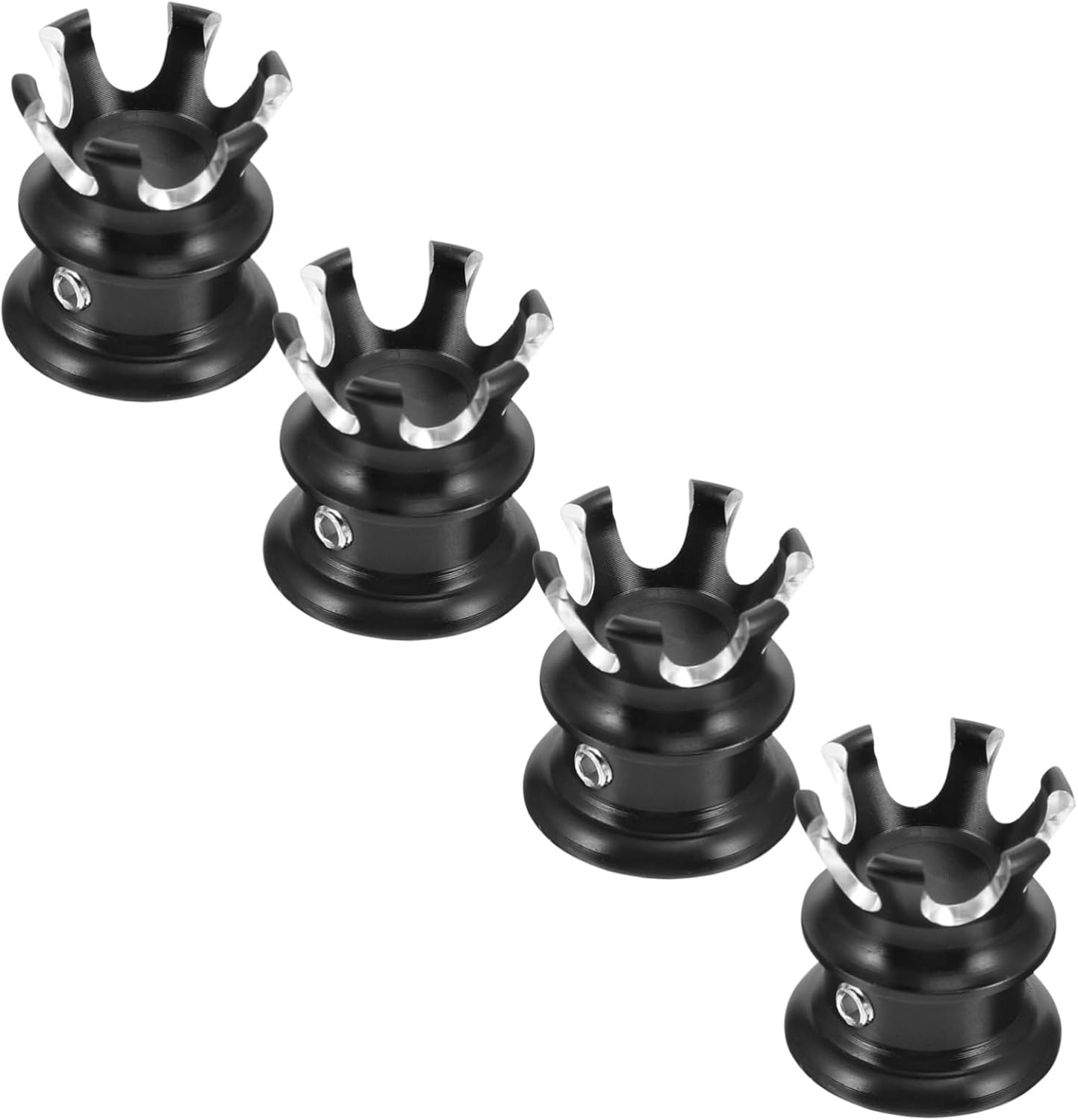 COOLHIYA 4Pcs Motorcycle Screw Cap Fuel Tank Cover Rotary Design for Motorcycle Parts Tank Accessory image number 1