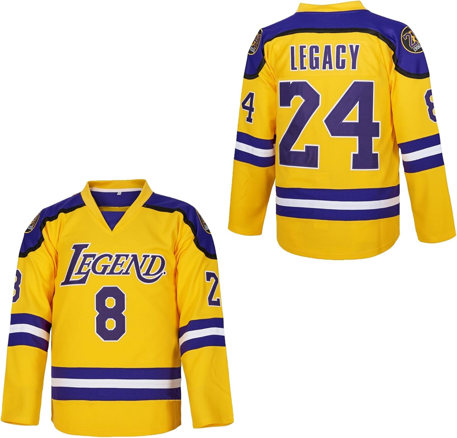 LEGEND 8 LEGACY24 Youth'S Legend 8 24 Movie Ice Hockey Jersey,Hip Hop Shirt Stitched for Kid image number 1