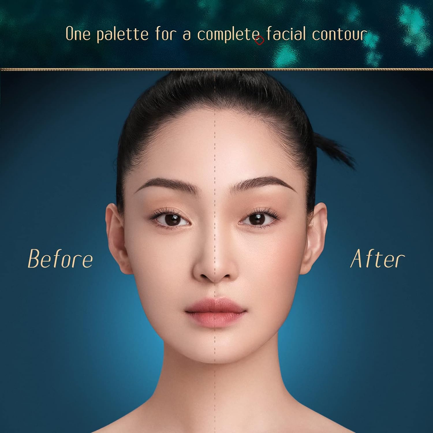 FLORASIS Eastern Beasts Sculpting Makeup Palette, 4-In-1 Palette, Delicate Engravings, Silky Soft and Seamless, 10.8G image number 4