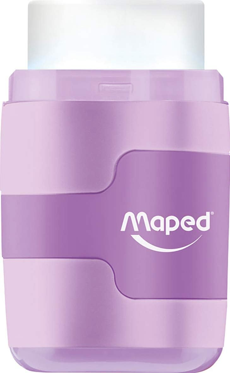 Maped 049230Pa Connect Sharpener/Eraser Pastel X