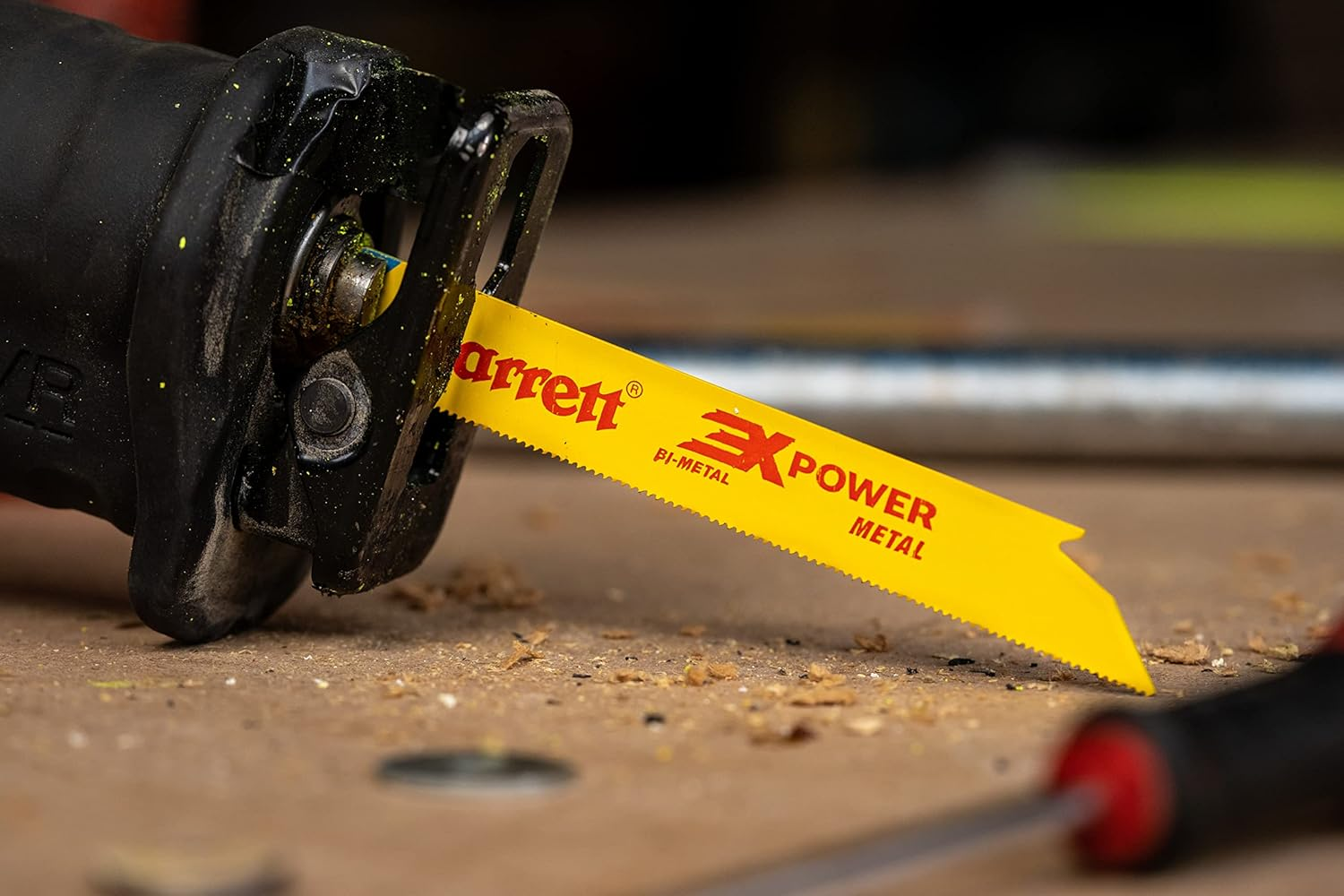 Starrett Bi-Metal Reciprocating Saw Blade 200 Mm/8 Inch 18TPI - Metal Cutting - B818-5 (5 Blade Pk) image number 5