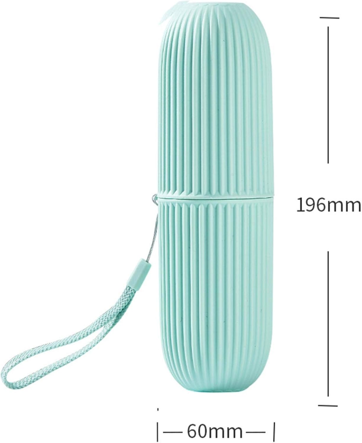 Yuanstore Travel Portable Toothbrush Toothpaste Holder Storage Case Box Organizer Household Storage Cup Outdoor Holder Bathroom Accessorie - Light Green image number 6