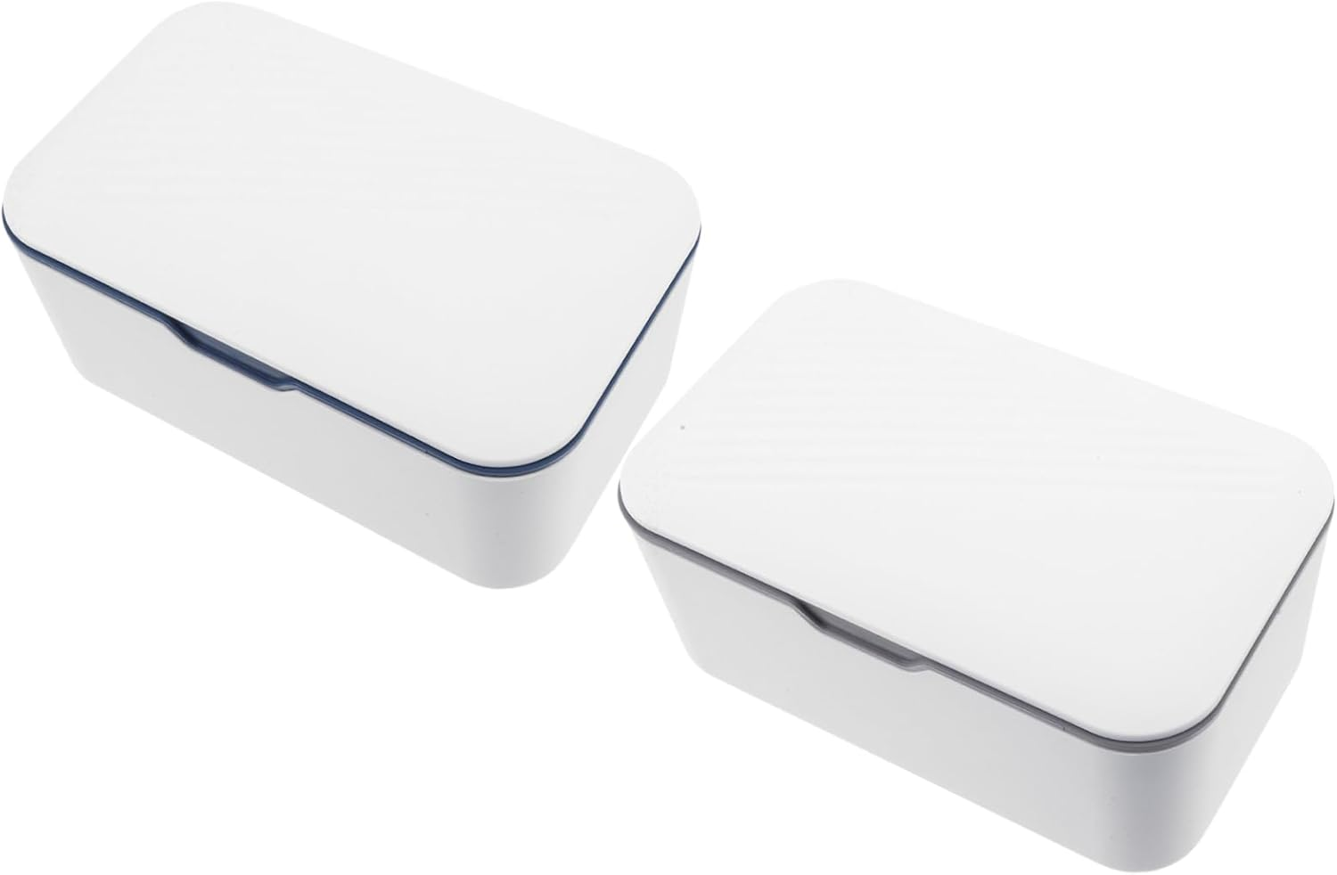 Luxshiny 2Pcs Wipes Container Nappy Organiser Wet Wipes Box Portable Tissue Box image number 5