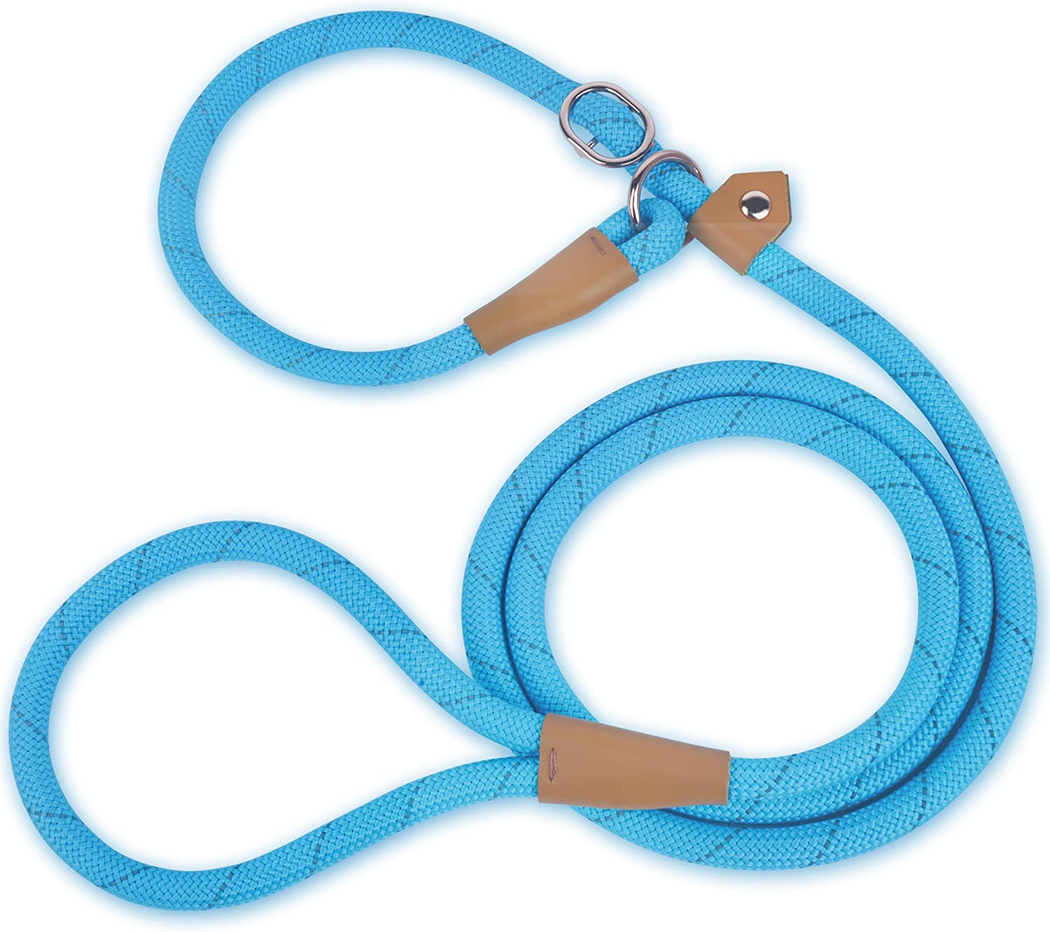 6FT Reflective Rope Slip Leash for Dogs, Slip on Leash Large Dogs, Slip Lead Dog Loop Leash for Large Medium Dogs