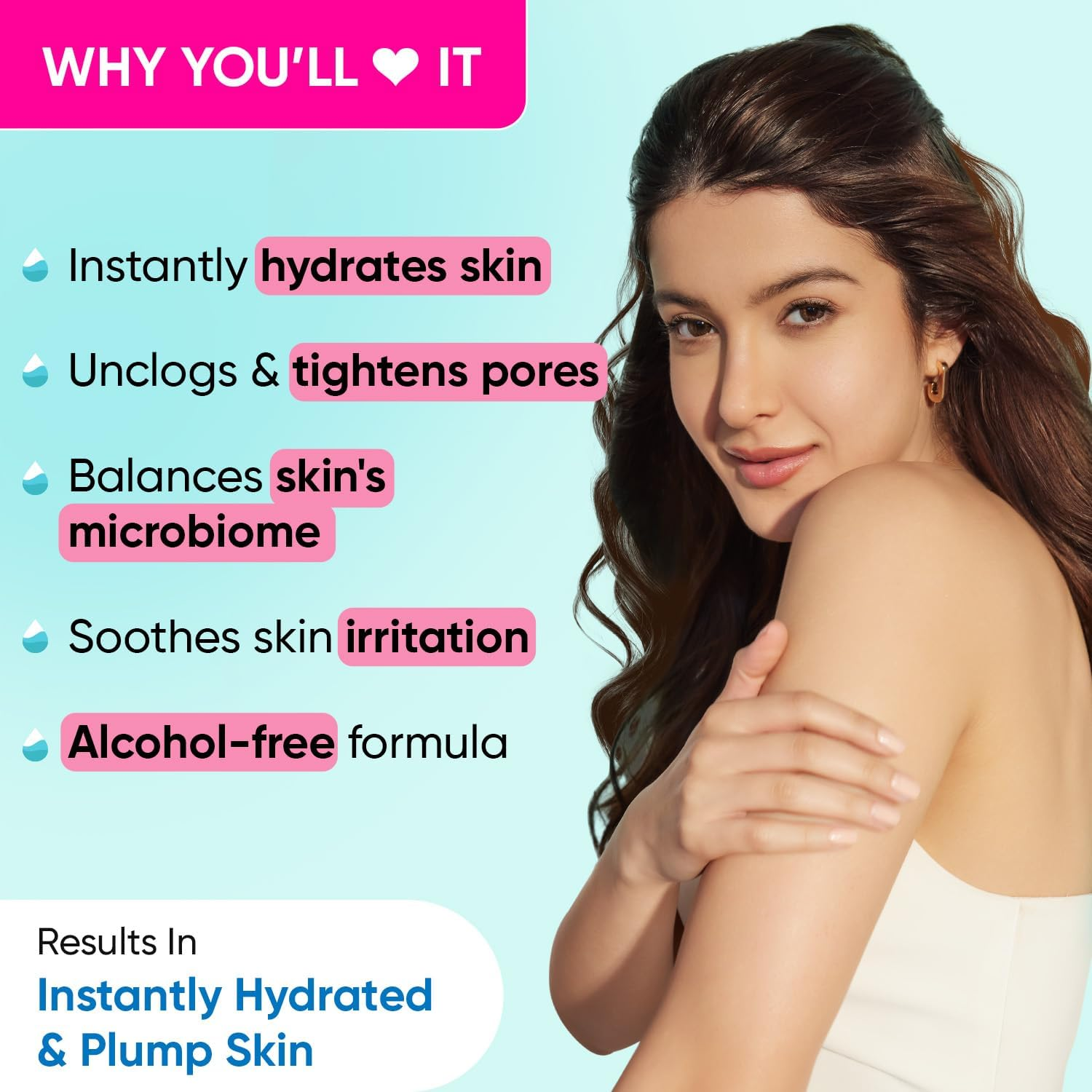 Dot & Key Rice Water Probiotics Hydrating Toner, 150Ml image number 2