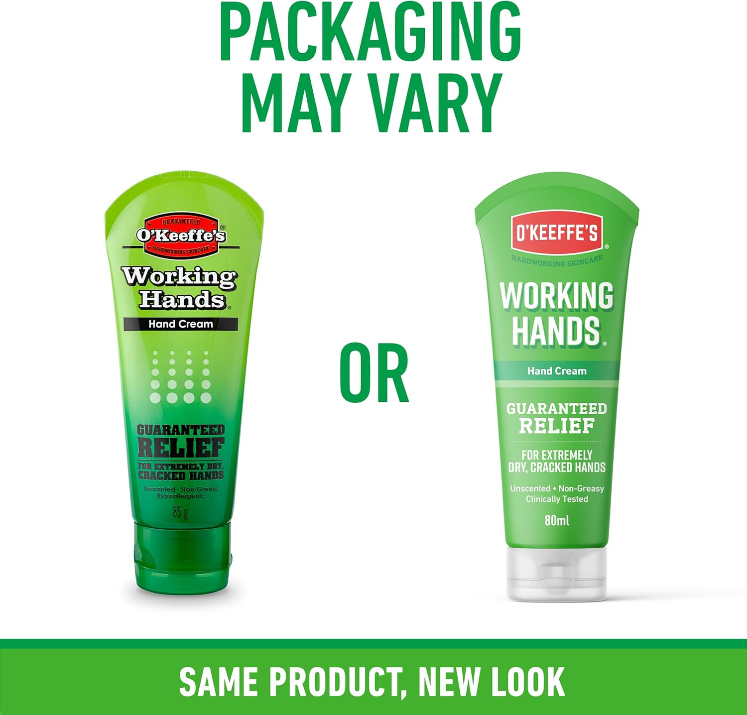 O'Keeffe'S Working Hands, 80Ml Tubes (5 Pack) - Hand Cream for Extremely Dry, Cracked Hands | Instantly Boosts Moisture Levels, Creates a Protective Layer & Prevents Moisture Loss image number 2