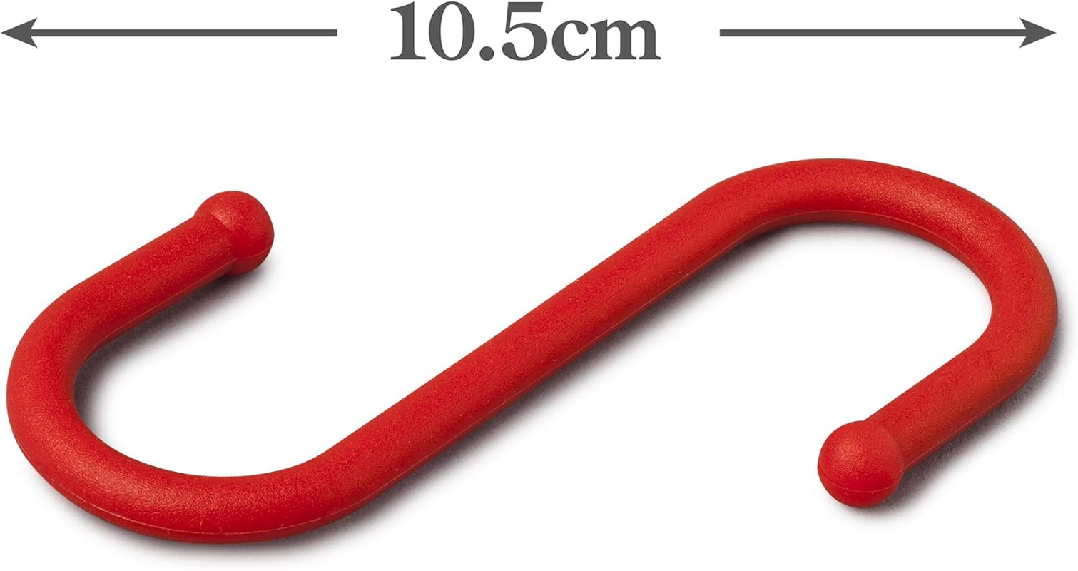 Zeal S Shape Hook, Red, One Size image number 2