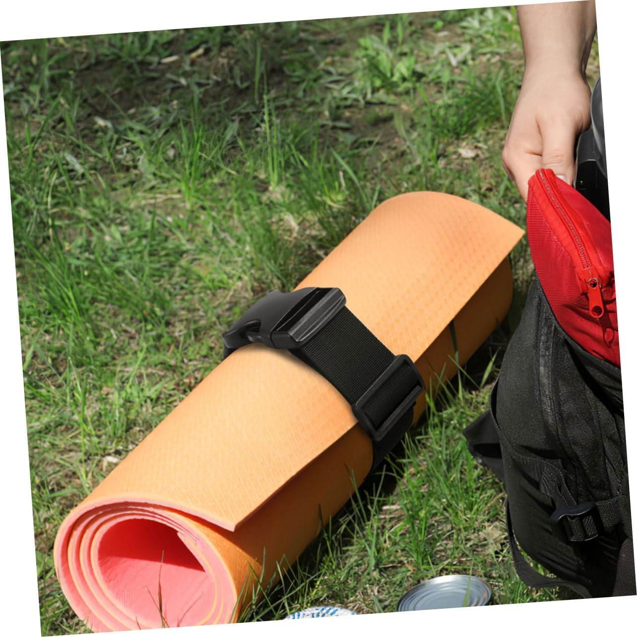 TEMPNAP 4Pcs Adjustable Nylon Buckle Straps for Suitcase Luggage Connector Straps Outdoor Travel Backpack Fixing Tie down Bands Wide Long image number 4