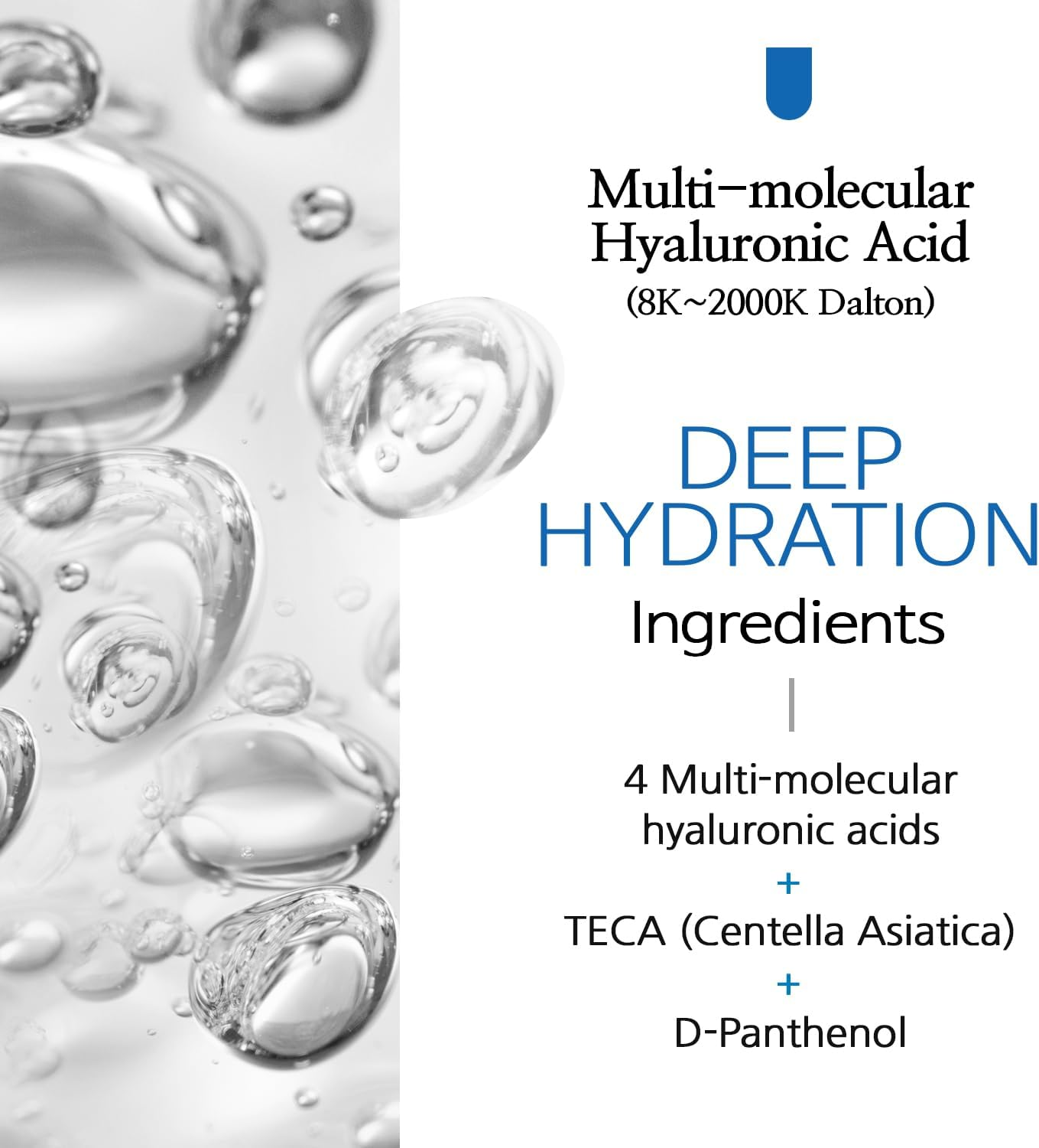 Low Molecular Hyaluronic Acid Serum, Hydrating & Volumizing Face Serum, Moisture Boost for All Skin Types, Fragrance-Free Formula (2Fl Oz) image number 3