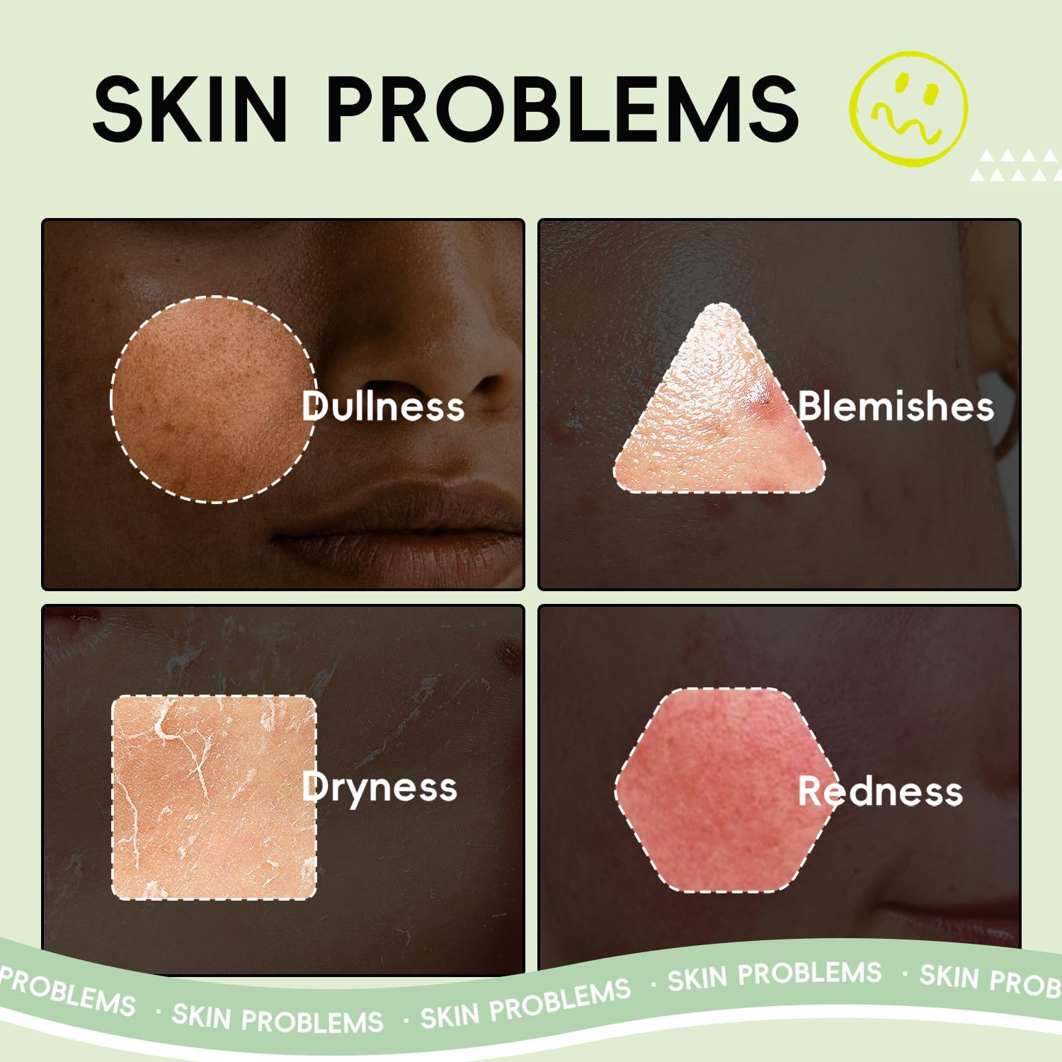 Fruit Skin Care Kit for Girls Teen, 5 Daily Routine Skincare Sets - Gift Set with Facial Cleanser, Vit-C Toner, Eye Cream, Hyaluronic Acid Cream, Serum, Face Care Set for Travel, for All Skin image number 1