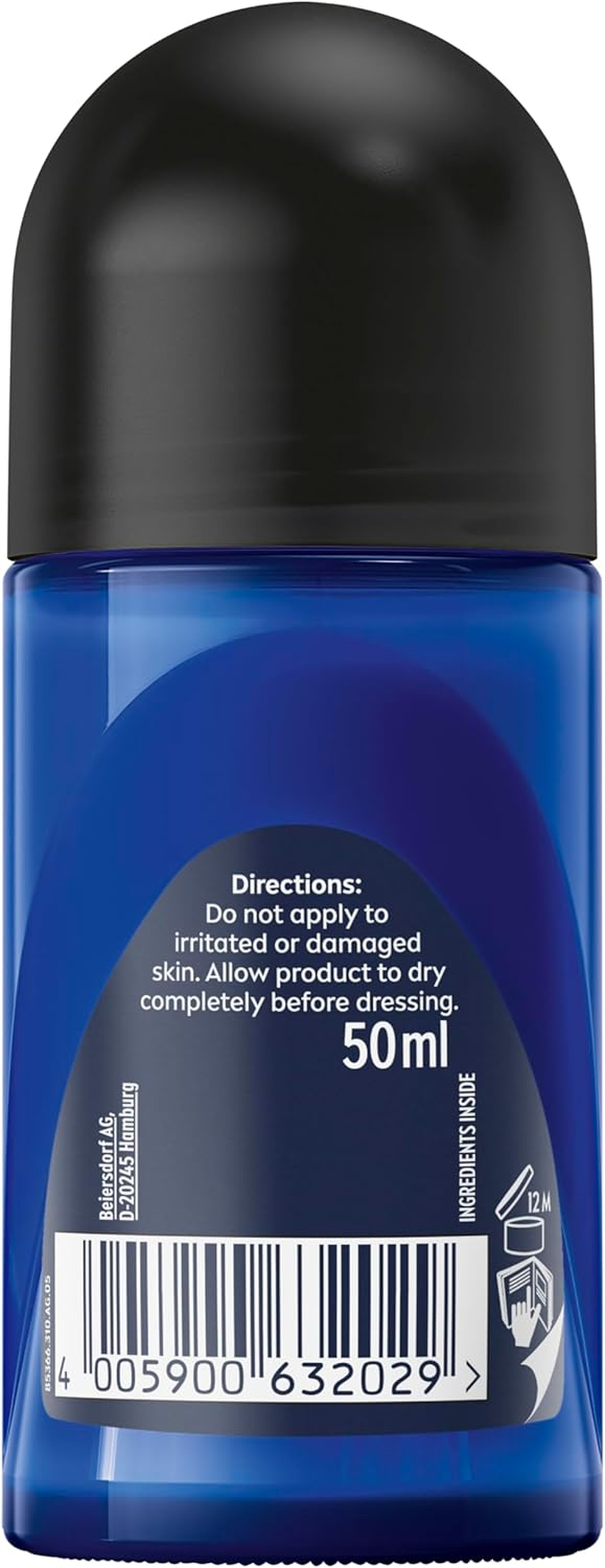 NIVEA MEN Deep Espresso Anti-Perspirant Roll-On Deodorant 50Ml | with Black Carbon | 72-Hour Antiperspirant Protection | Energising Espresso Scent | Antibacterial Formula Fights Body Odour